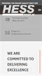 Mobile Screenshot of hess-services.com
